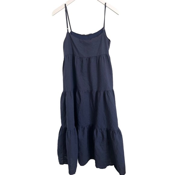 Charlie Holiday Navy Tiered Maxi Dress Cover-Up - Picture 4 of 4